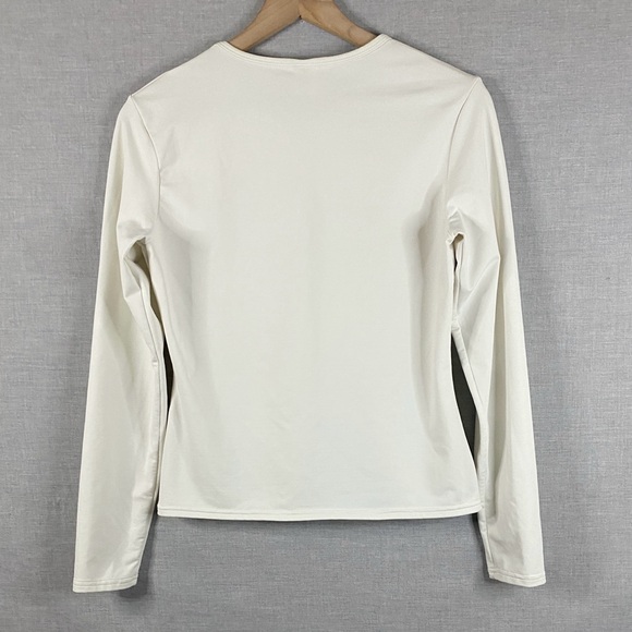 Women's Patagonia Capilene Midweight Crewneck Baselayer in Off White Size Medium - Picture 6 of 6